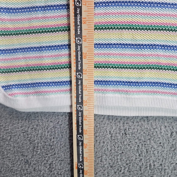 Talbots Top Women Small Petite Sp Knit‎ Colorful 3/4 Sleeve - EUC - Picture 10 of 12